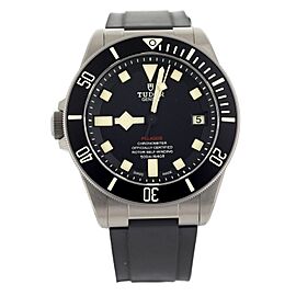 Tudor Pelagos Black Dial Stainless Steel Black Rubber Strap