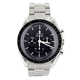 Omega Speedmaster Moon Watch Black Dial Stainless Steel Manual