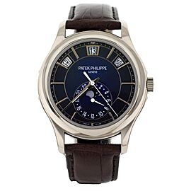 Patek Phillipe Annual Calendar Blue Dial Automatic White Gold 40mm