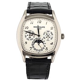 Patek Philippe Perpetual Calendar White Dial White Gold Full Set