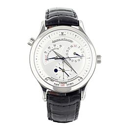 Jaeger LeCoultre Master Geographic World Time Stainless Steel