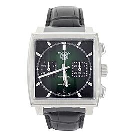 Tag Heuer Monaco Chronograph Green Dial Stainless Steel