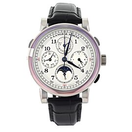 A.Lange & Sohne 1815 Rattrapante Perpetual Silver Dial Platinum