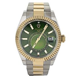 Rolex Sky-Dweller Green Dial OysterSteel & Yellow Gold Automatic 42MM