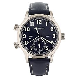 Patek Philippe Calatrava Pilot Travel Time White Gold