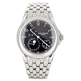 Patek Philippe Neptune Black Dial Steel Case & Bracelet Automatic 37MM 240/164