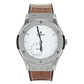 Hublot Classic Fusion Ultra Thin White Dial Titanium Automatic 42MM 545.NX.2210