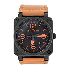 Bell & Ross Aviation Instruments MA-1 Brown Dial Ceramic 42MM BR03-92-CKa-00514