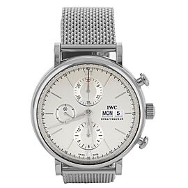 IWC Portofino Chronograph Silver Stainless Steel Bracelet