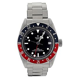 Tudor Black Bay GMT Pepsi Black Dial Stainless Steel Bracelet 41MM