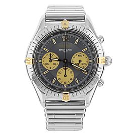 Breitling Cockpit Chrono Stainless Steel Gray Dial Bracelet 36mm