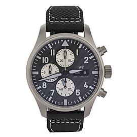 IWC Pilot AMG Grey Carbon Dial Titanium Fabric Automatic 43MM