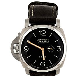 Panerai Luminor 8 Day Left Hand Grey Dial Titanium Manual Winding 47mm