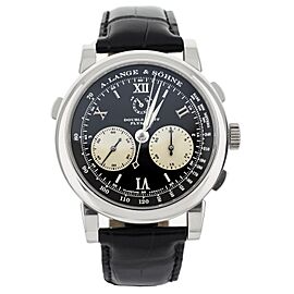 A. Lange & Sohne Double Split Black Dial Platinum Manual