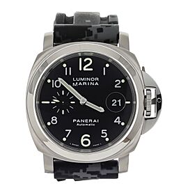 Panerai Luminor Marina Black Dial Steel Automatic