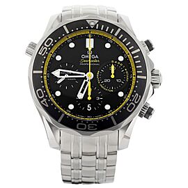 Omega Seamaster 300M Regatta Chronograph Black Dial Steel 44.5mm