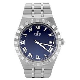 Tudor Royal Blue Dial Stainless Steel Bracelet Automatic Full Set