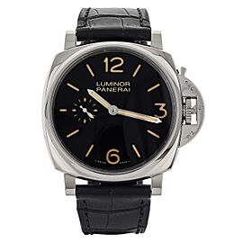 Panerai Luminor Due Black Dial Manual Stainless Steel Full Set