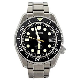 Seiko Marine Master Professional 300M Black Dial Steel Automatic