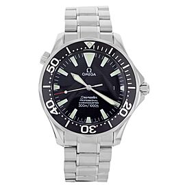 Omega Seamaster Professional Diver 300m Black Dial Steel Automatic