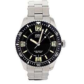 Oris Divers Sixty-Five Black Dial Steel Automatic