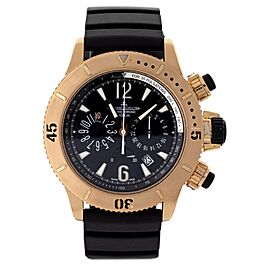 Jaeger-LeCoultre Master Compressor Chrono Diving Rose Gold Rubber Strap