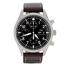 IWC Pilot's Watch Chronograph Black Dial Stainless Steel