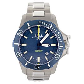 Ball Submarine Warfare Stainless Steel Blue Dial on Bracelet