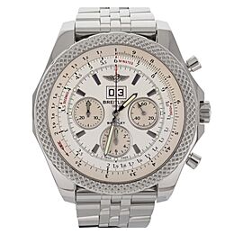 Breitling Bentley 6.75 Chronograph Silver Stainless Steel