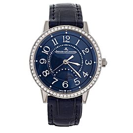 Jeager-LeCoultre Rendez-Vous Blue Dial Diamond Bezel