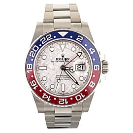 Rolex GMT-Master II Pepsi Meteorite Dial White Gold 40mm