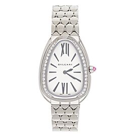 Bvlgari Serpenti Seduttori Silver Stainless Steel Bracelet Quartz Watch