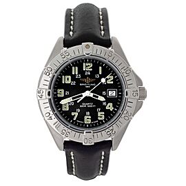 Breitling Colt Black Dial Steel Black Strap Quartz