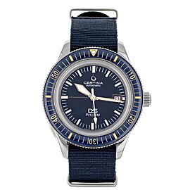 Certina DS PH200M Black Dial Stainless Steel Blue Nato