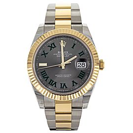 Rolex Datejust 41 Wimbledon Stainless Steel Yellow Gold 41mm