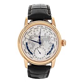 Frederique Constant Rose Gold & Steel World Timer