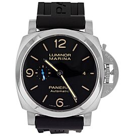 Panerai Luminor 1950 Stainless Steel Black Dial Rubber