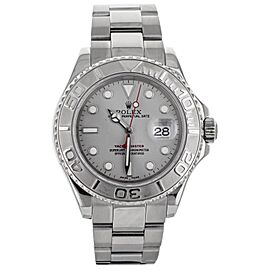 Rolex Yacht-Master Gray Dial Platinum Bezel Stainless Steel 40mm