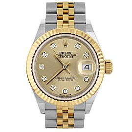 Rolex Lady Datejust Champagne Dial Steel & Yellow Gold