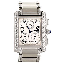 Cartier Chonoflex Franciese Chronograph Stainless Steel Quartz