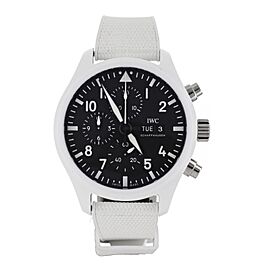 IWC Pilot's White Ceramic Rubber