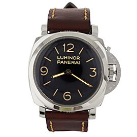 Panerai Luminor Stainless Steel Black Dial Manual