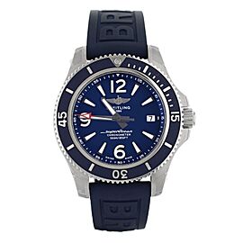 Breitling Superocean 42 Blue Dial Rubber Strap