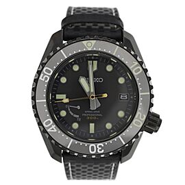 Seiko Prospex 300 Spring Drive Titanium Ceramic Black Dial Watch