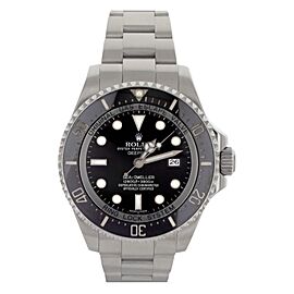 Rolex Deepsea Sea-Dweller Black Dial Stainless Steel on Bracelet