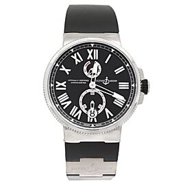 Ulysse Nardin Marine Chronometer Black Dial Stainless Steel