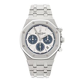 Audemars Piguet Royal Oak Chronograph Silver Dial Bracelet Watch