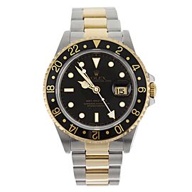 Rolex GMT Master II Stainless Steel Yellow Gold Watch