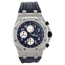 Audemars Piguet Royal Oak Offshore Blue Dial Stainless Steel Rubber 42mm