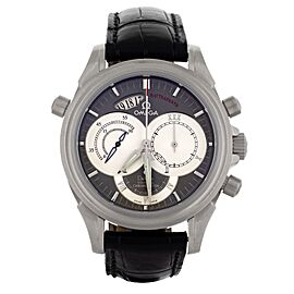 Omega De Ville Rattrapante Chronograph Grey Dial Stainless Steel 41mm